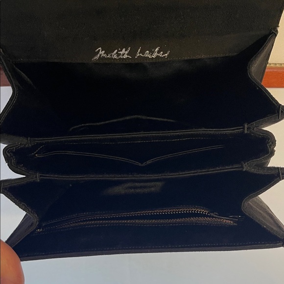 Vintage Judith Leiber suede and crystal bag - Picture 9 of 11